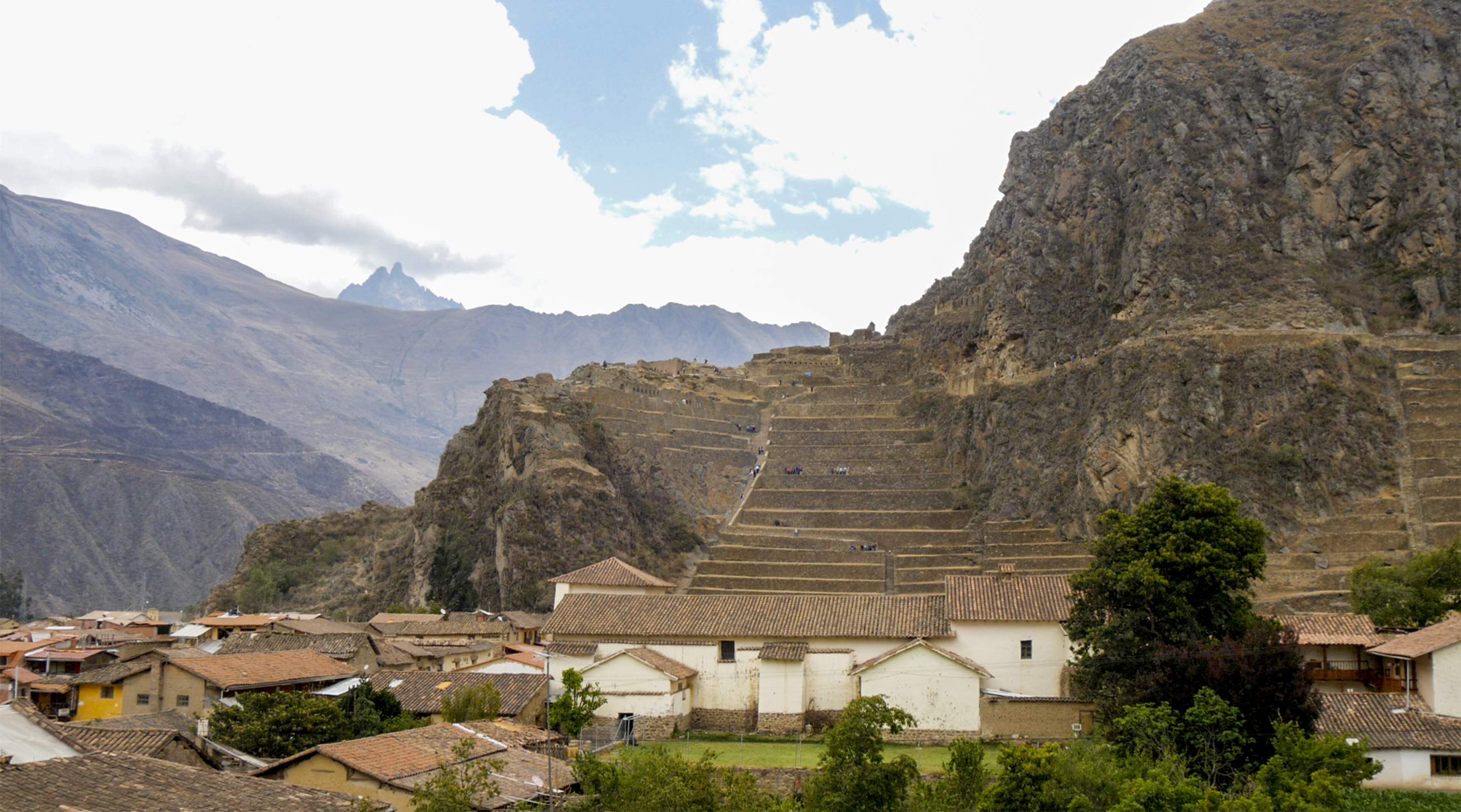 Ollantaytambo is surrounded by ancient and modern influences.